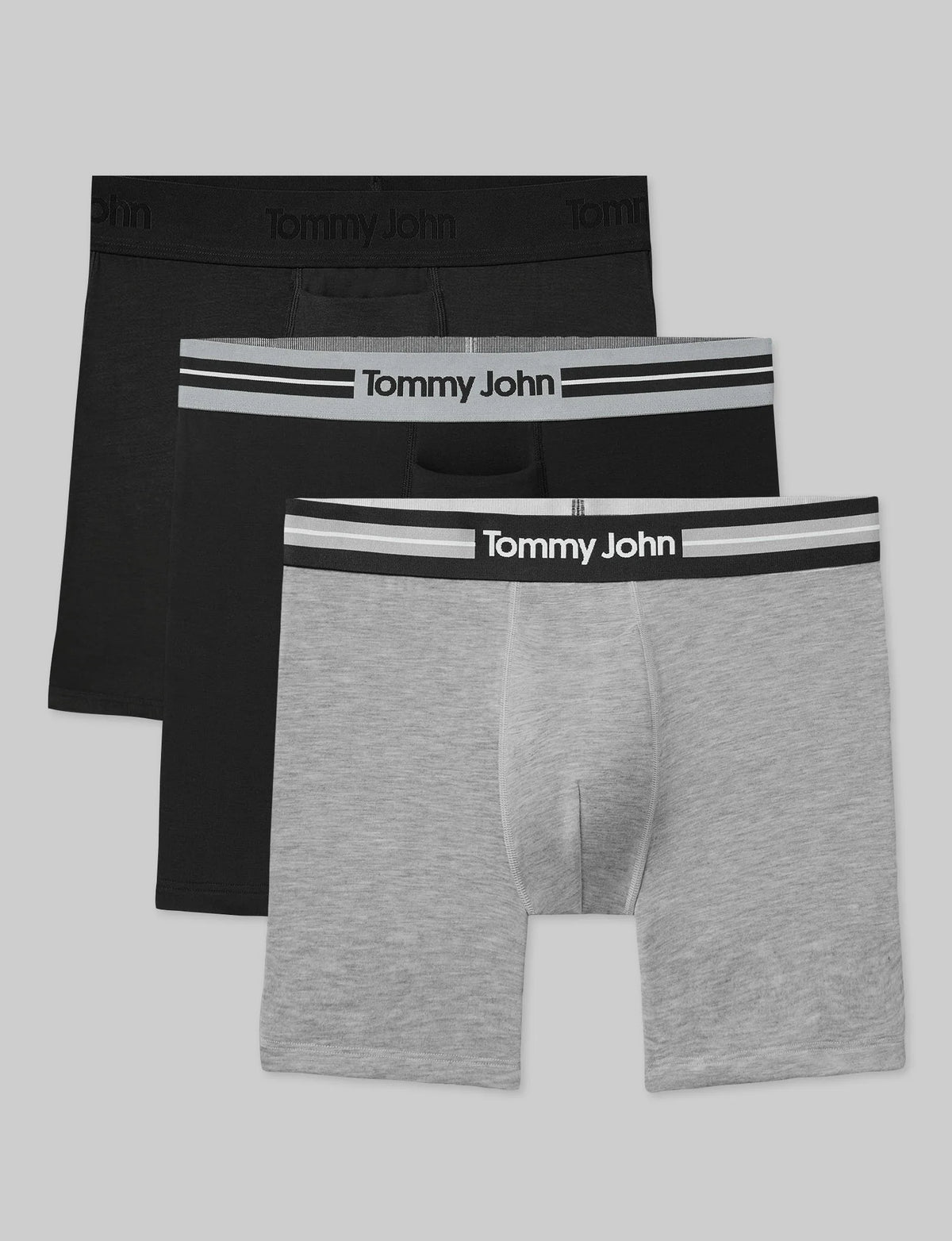 Second Skin Mid-Length Boxer Brief 6" (3-Pack)