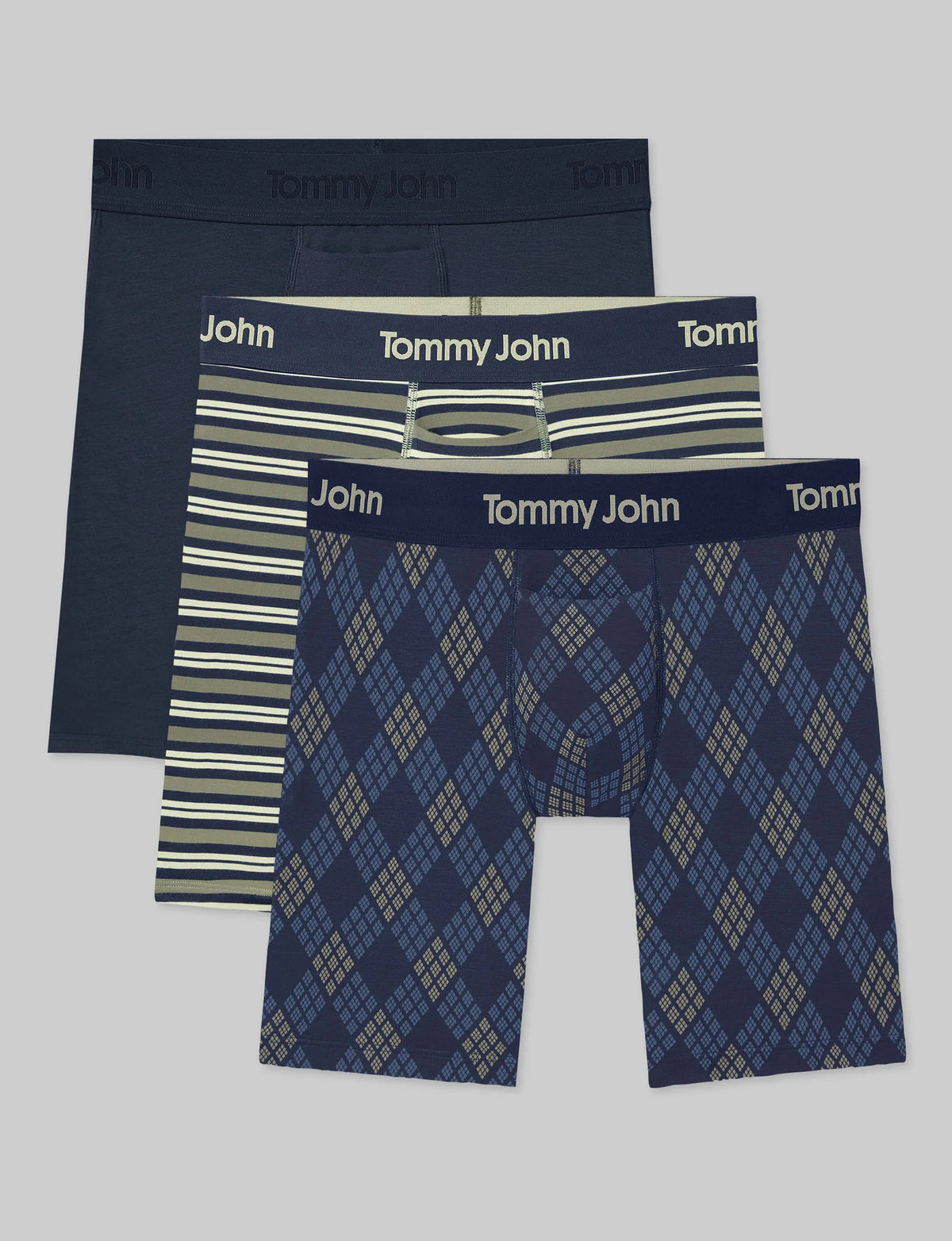 Second Skin Boxer Brief 8" (3-Pack)