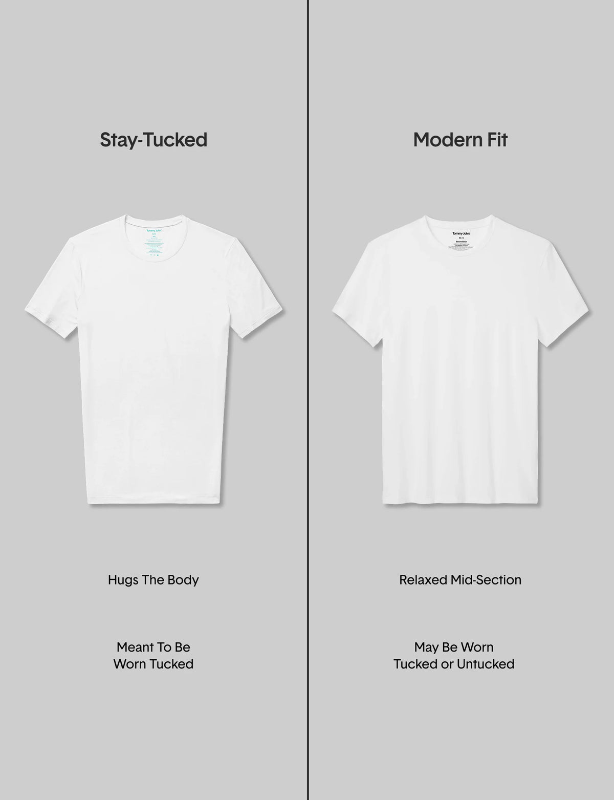 Second Skin High V-Neck Modern Fit Undershirt